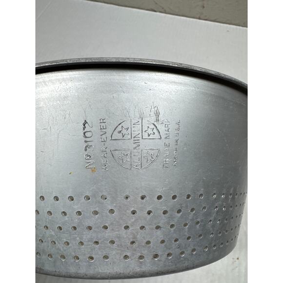 Wear-Ever Tacu Co. Aluminum #3102 Strainer/Colander Insert‎ for Pan - Picture 3 of 4